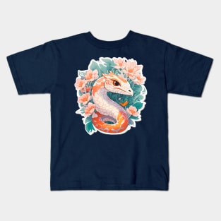 Snakes and Flowers Kids T-Shirt